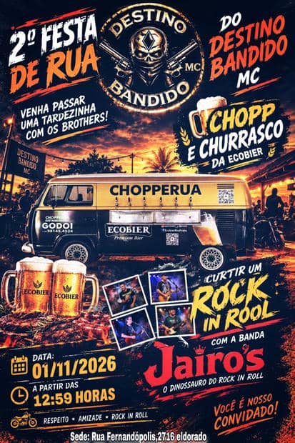 Flyer do evento